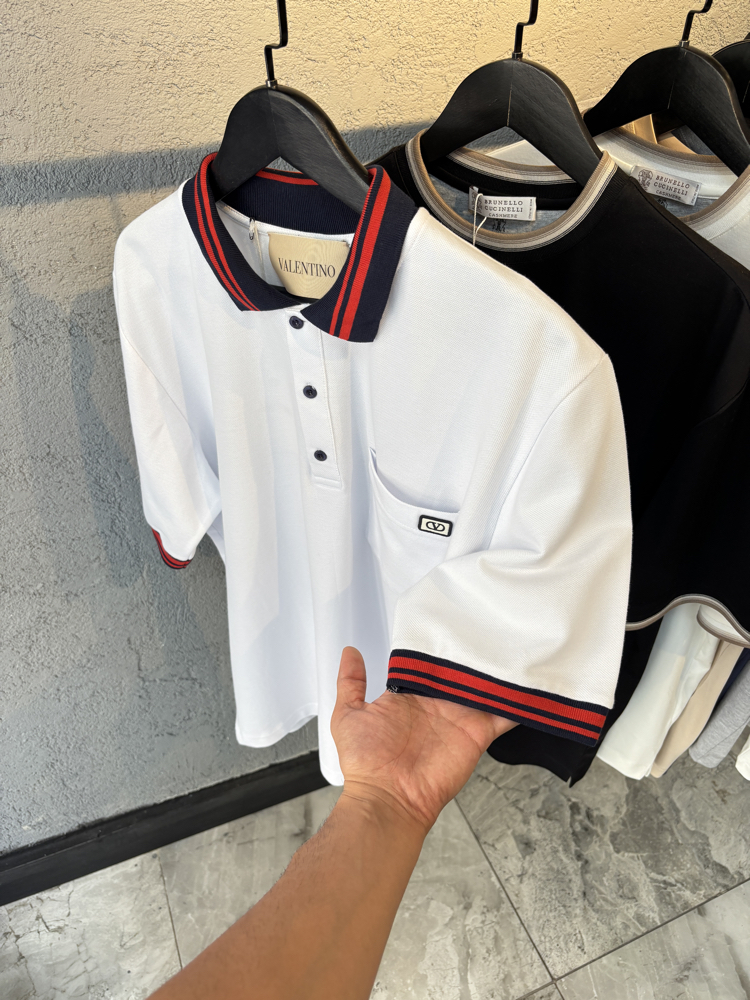 VALENTINO İthal Polo Yaka Tshirt