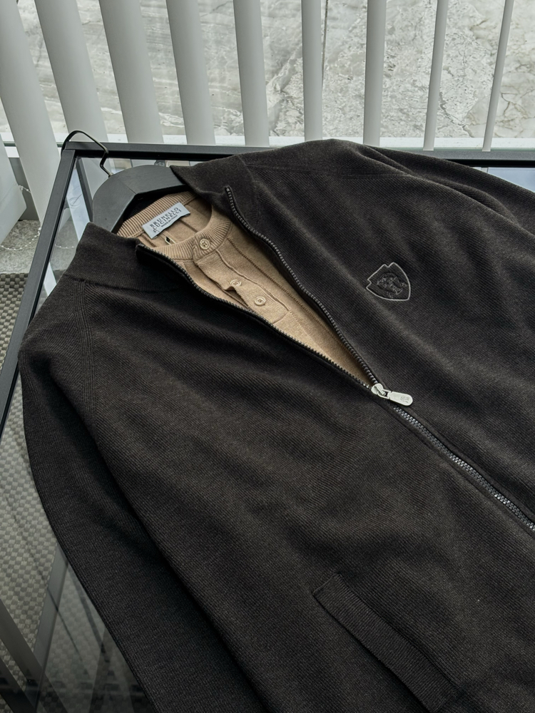 BRUNELLO CUCINELLI Premium Triko Ceket  