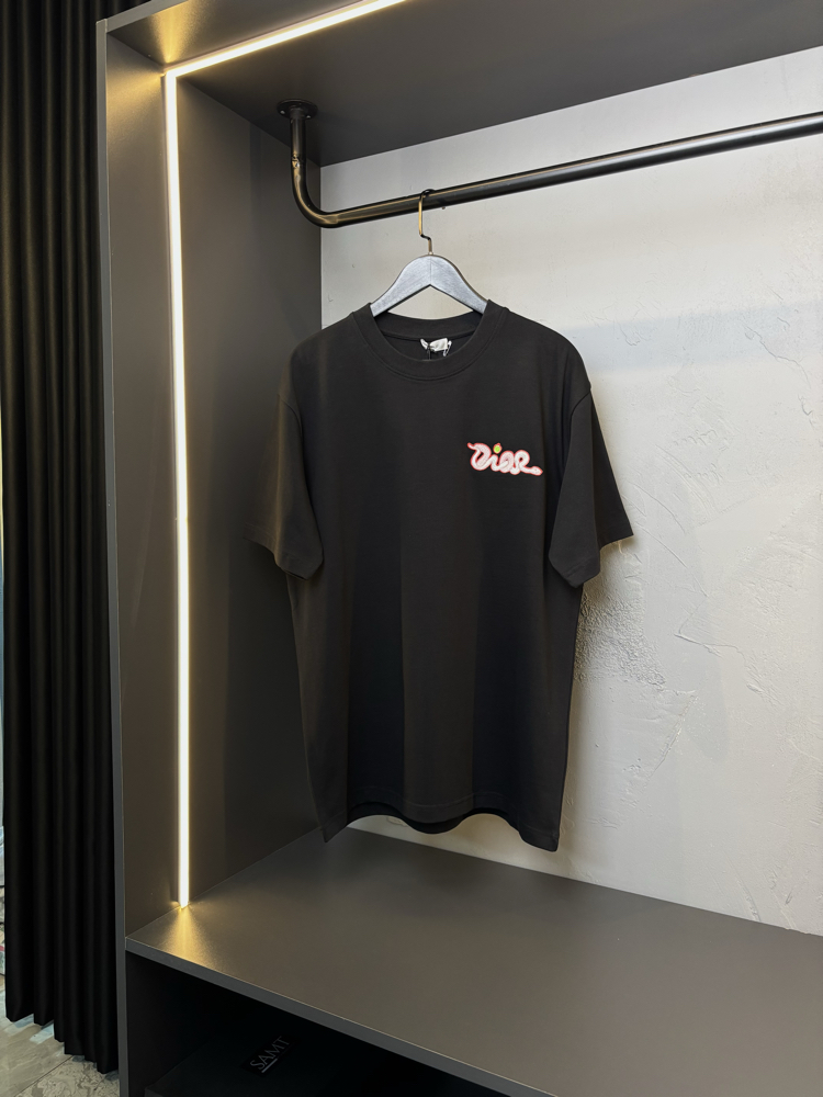 DİOR Kaws Special Nakış Logo Tshirt