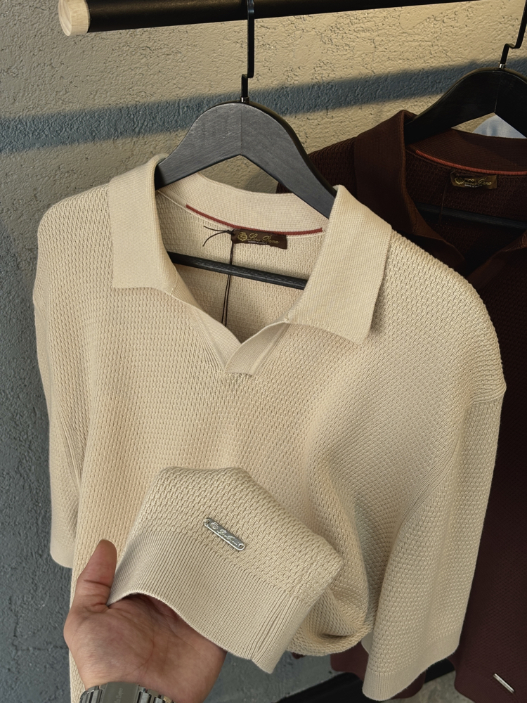 LORO PIANA Special Polo Yaka Triko Tshirt