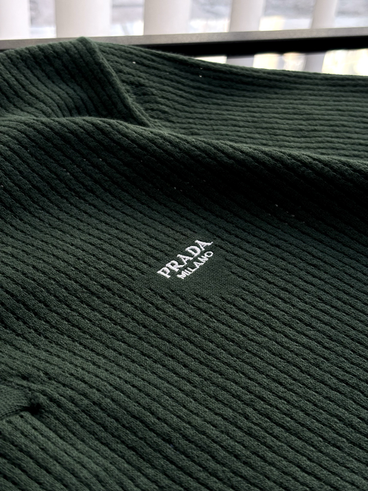 PRADA Premium Polo Yaka Triko Tshirt