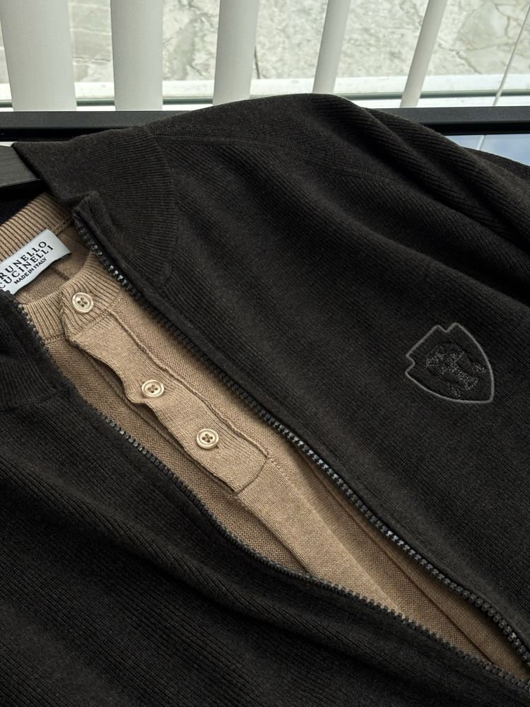 BRUNELLO CUCINELLI Premium Triko Ceket  