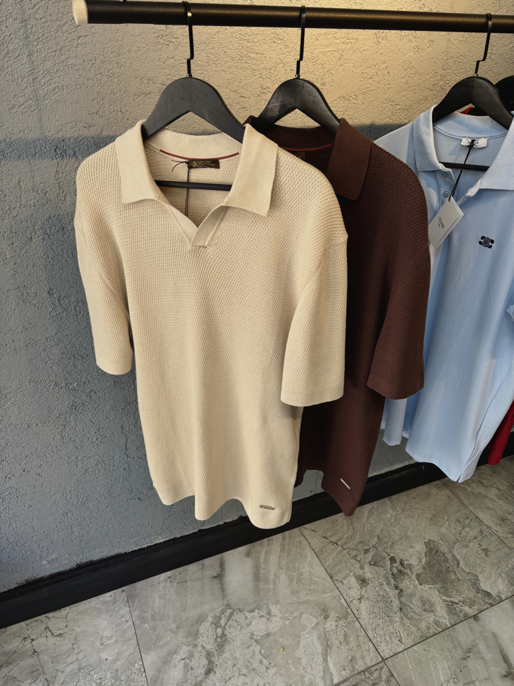 LORO PIANA Special Polo Yaka Triko Tshirt