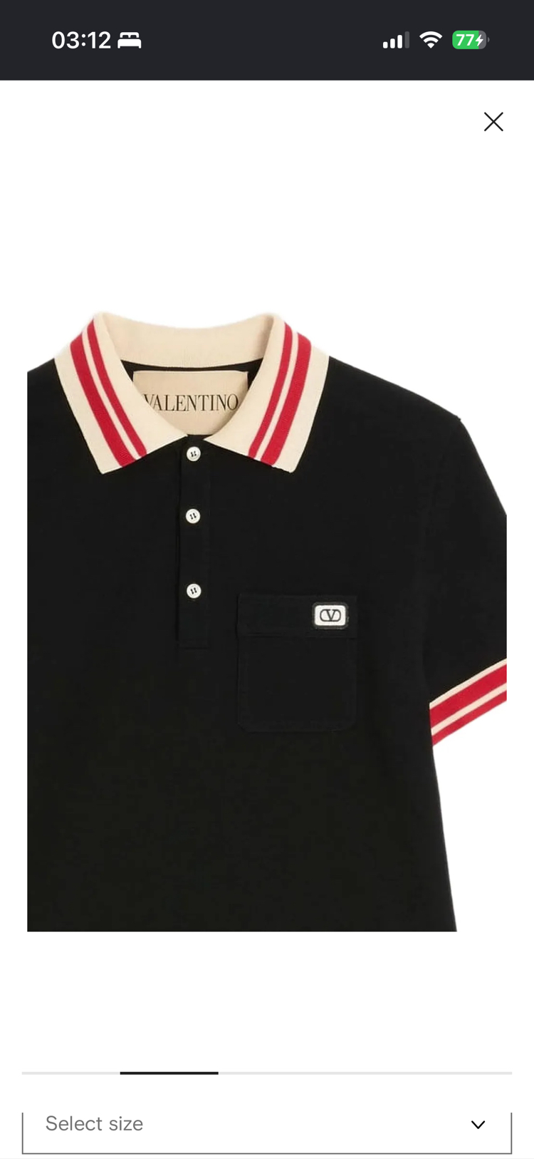 VALENTINO İthal Polo Yaka Tshirt