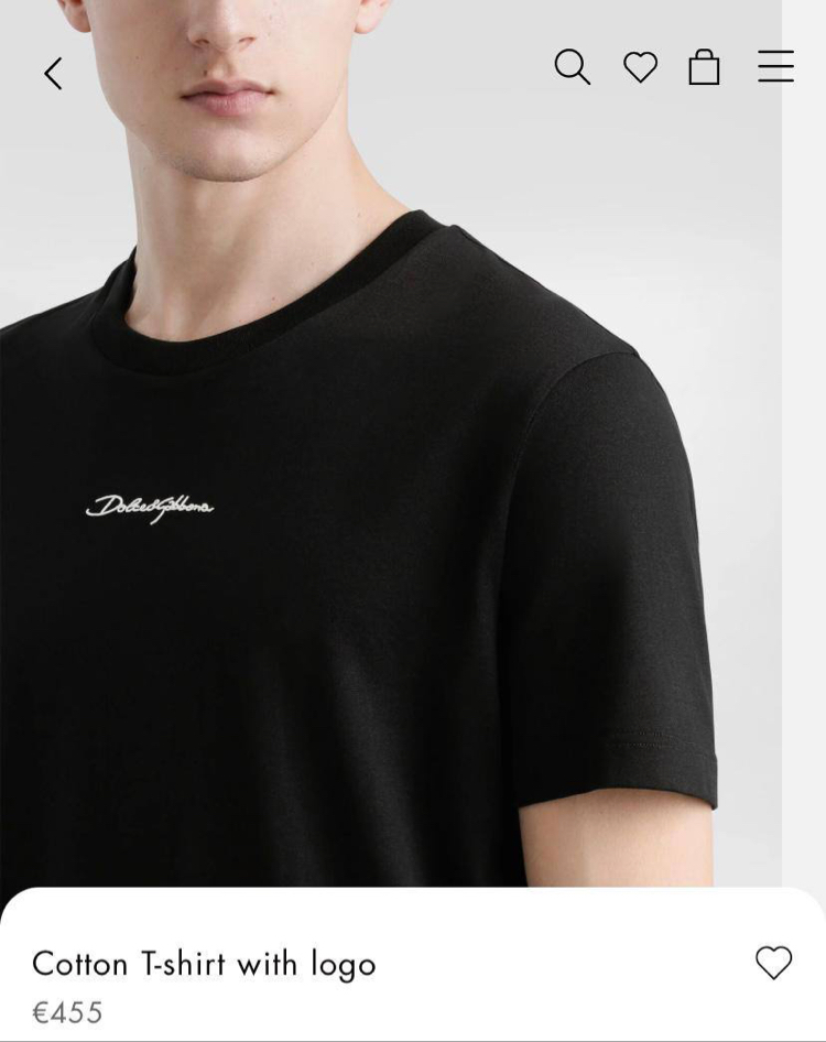 DOLCE&GABBANA Premium Tshirt