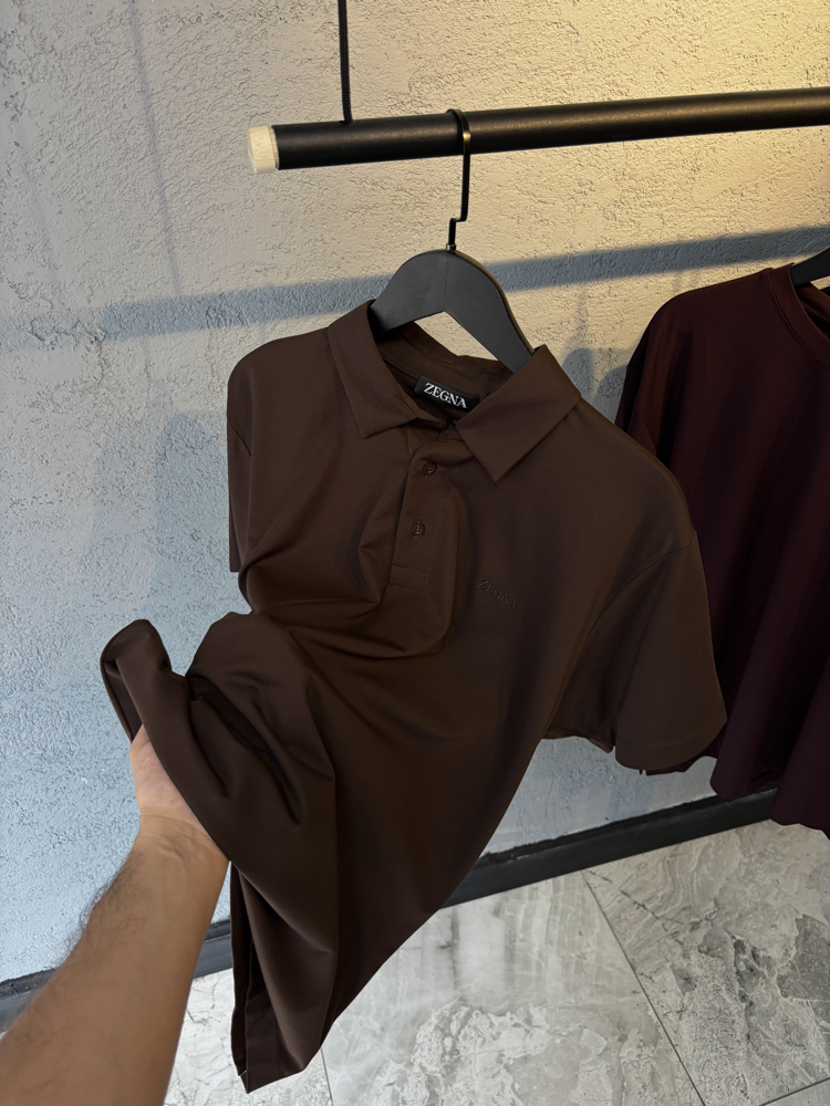 ZEGNA Special Polo Yaka Tshirt (Ütü istemez)