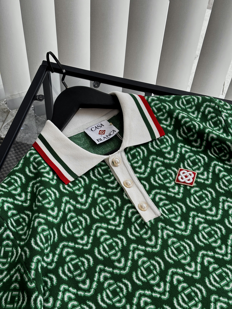CASABLANCA Premium Polo Yaka Triko Tshirt