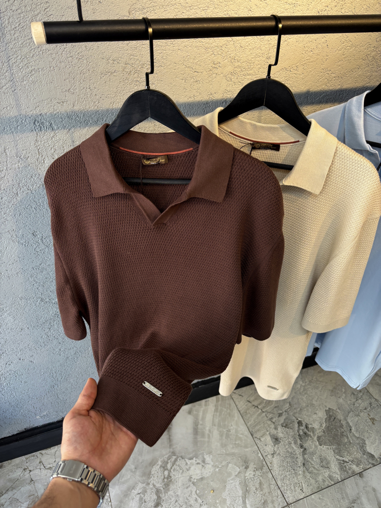 LORO PIANA Special Polo Yaka Triko Tshirt