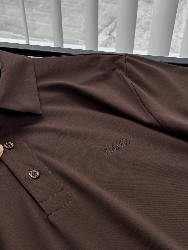 ZEGNA Special Polo Yaka Tshirt (Ütü istemez)