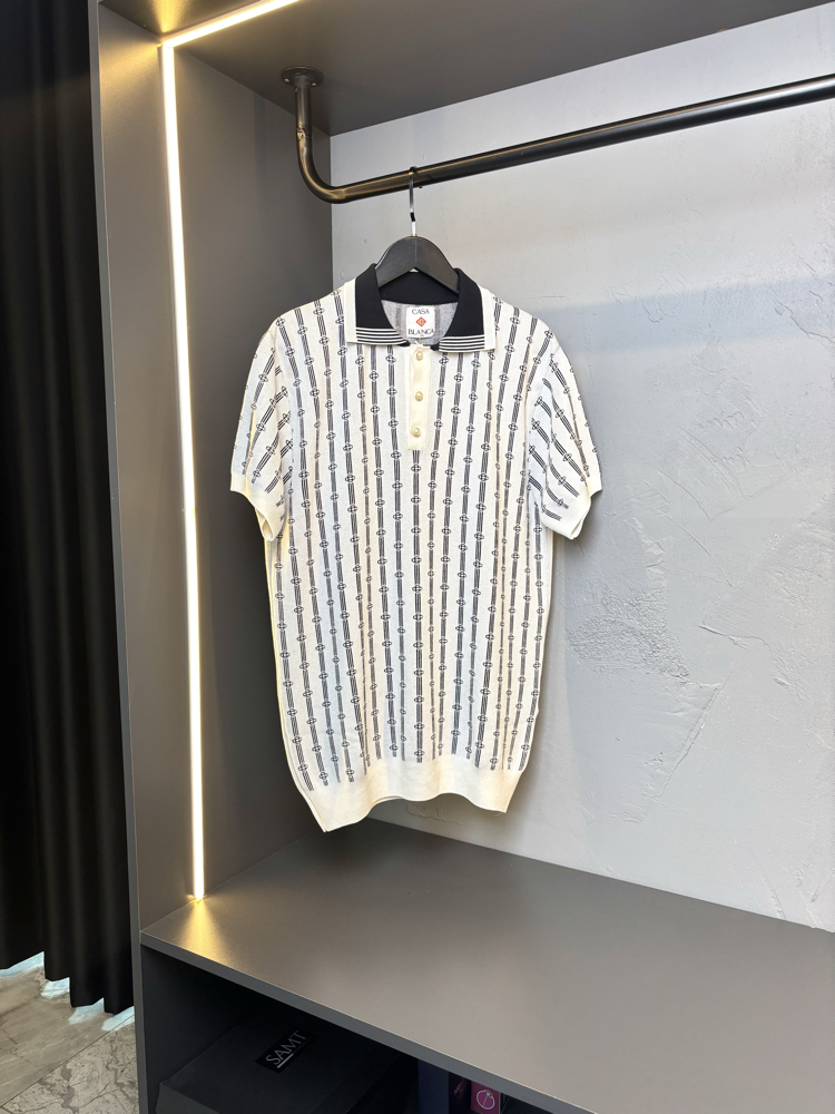 CASABLANCA Premium Polo Yaka Triko Tshirt