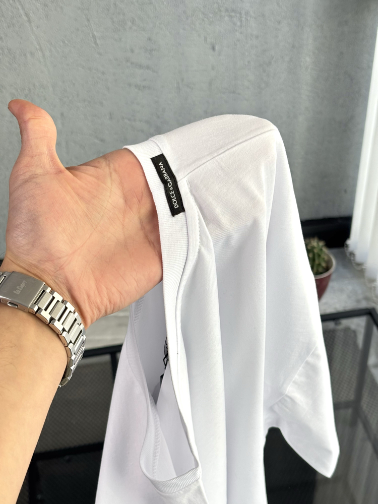 DOLCE&GABBANA Special Nakış logo Tshirts