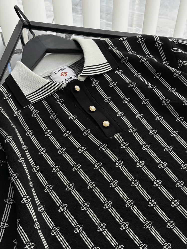 CASABLANCA Premium Polo Yaka Triko Tshirt