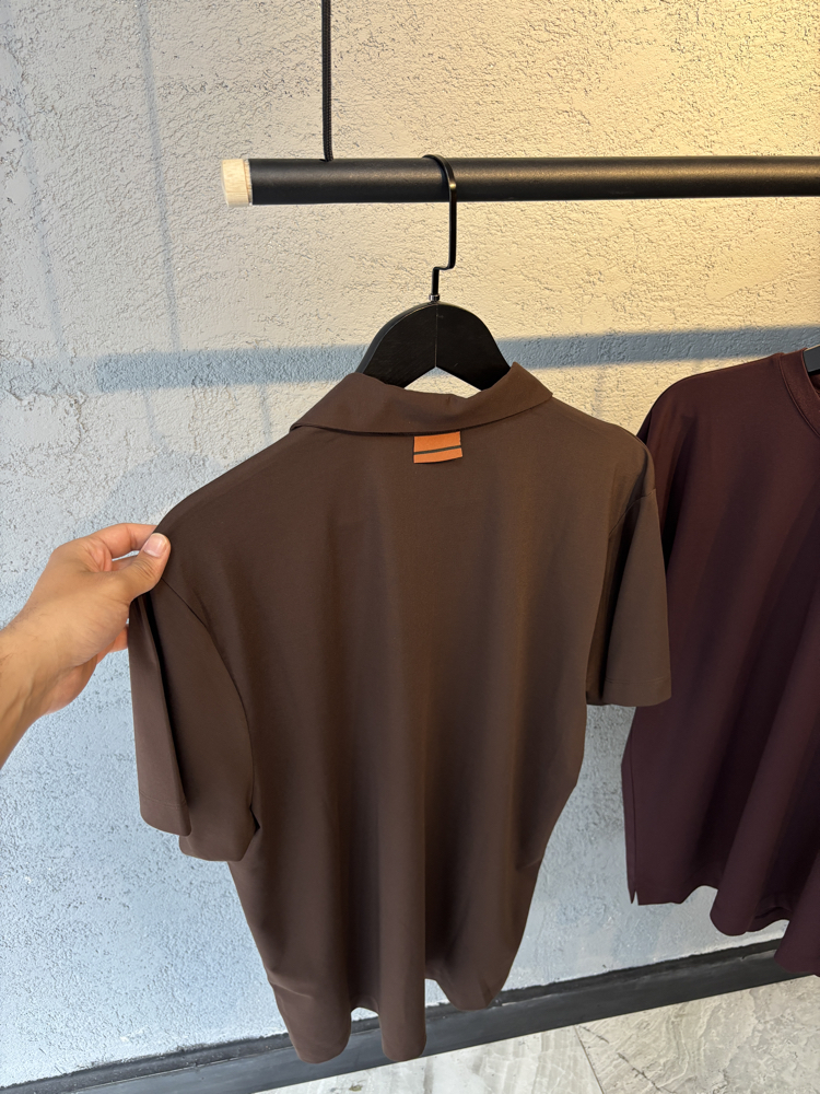 ZEGNA Special Polo Yaka Tshirt (Ütü istemez)