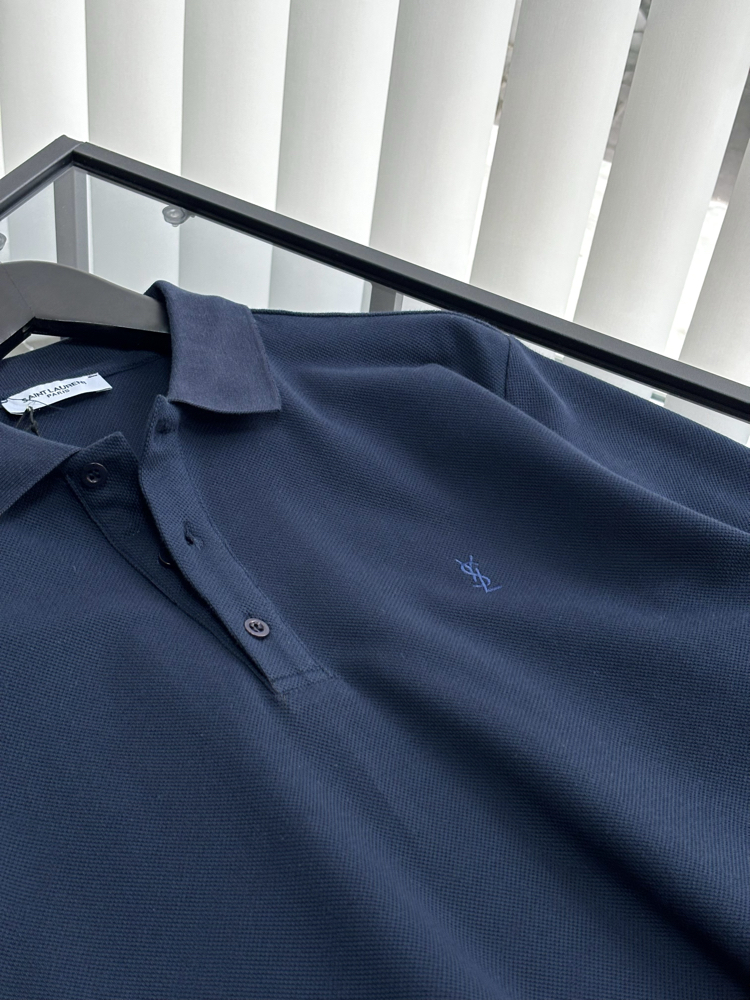 SAINT LAURENT Premium Polo Yaka Tshirt