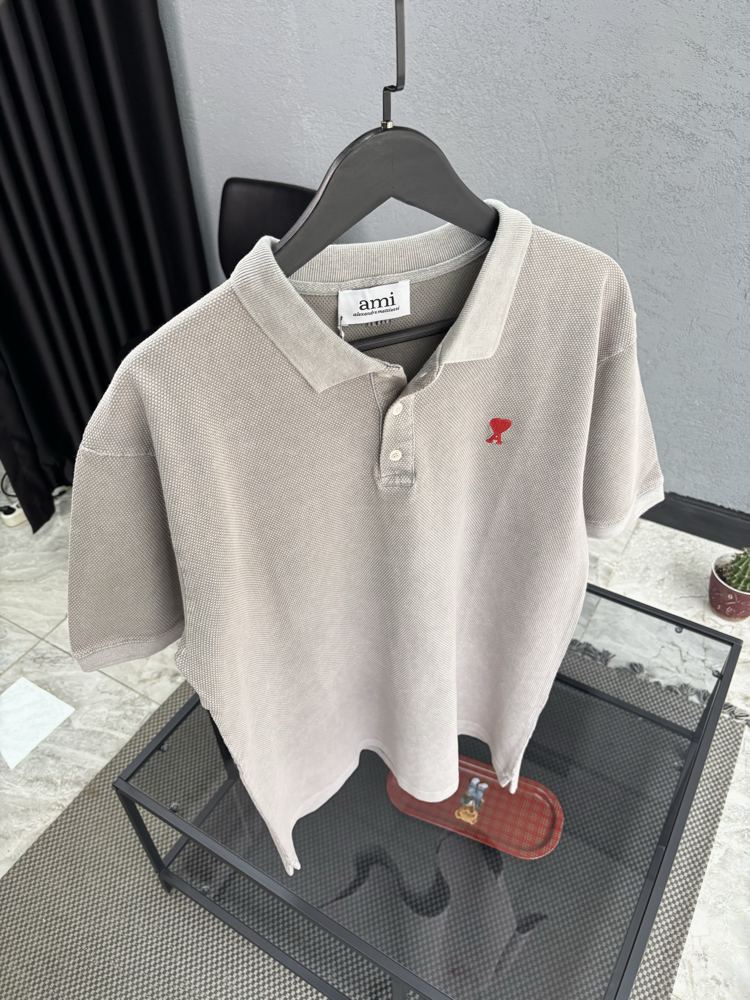 AMI Premium Yıkama Detaylı Polo Yaka Tshirt
