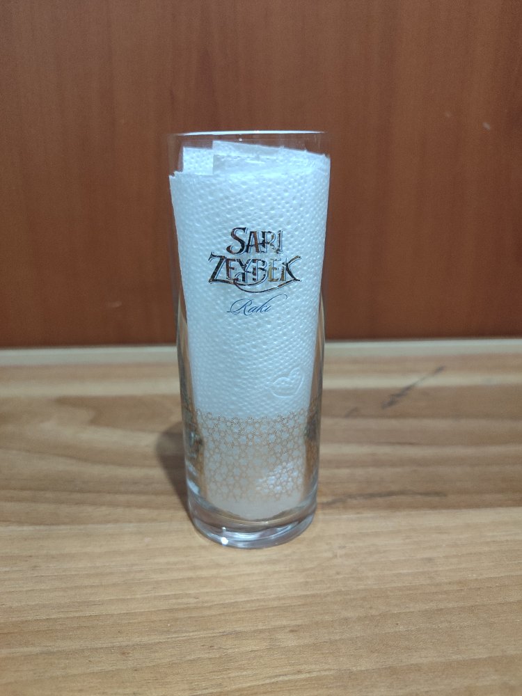 Sarı Zeybek Rakı Bardağı
