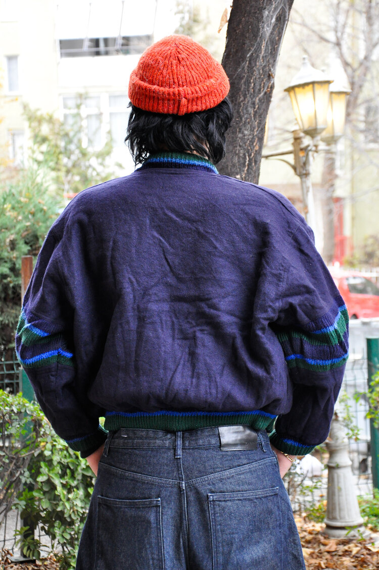 Vintage Bomber Ceket