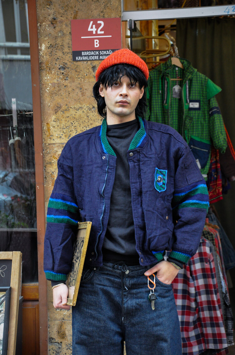Vintage Bomber Ceket