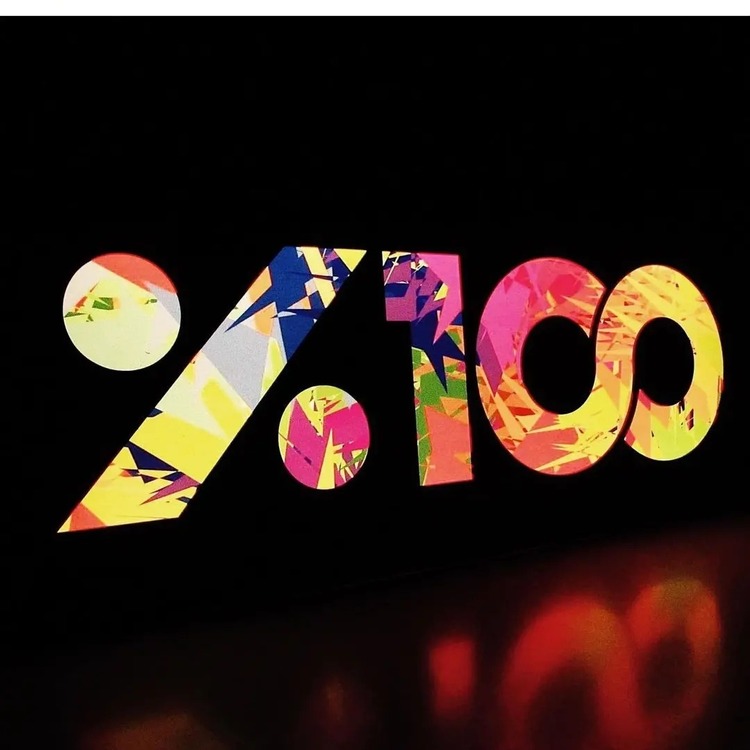 100 Renkli Logo Bohem Led Işıklı Duvar Dekoru 