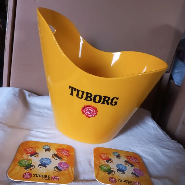 Tuborg Sarı Indoor Outdoor Parti Kovası.