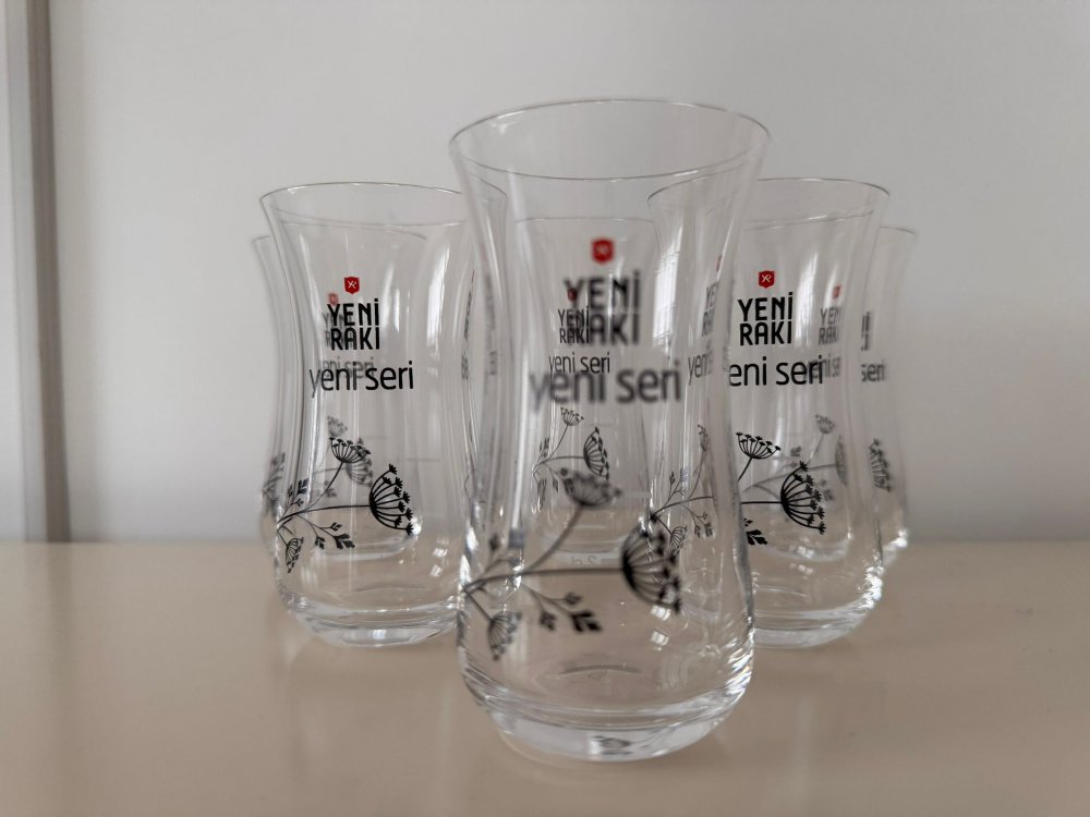 Yeni Rakı Yeni Seri Çay Bardağı 6 adet
