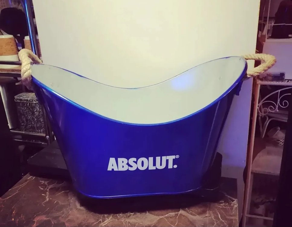 Absolut Vodka Dev Boy Buz İçecek Kovası 