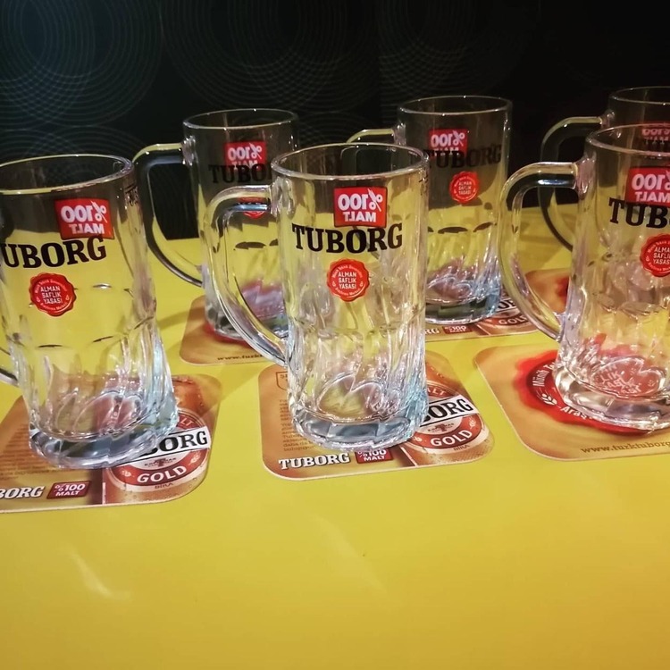 Tuborg Alman Mühürlü 50cl Arjantin Bira Bardakları 4 adet
