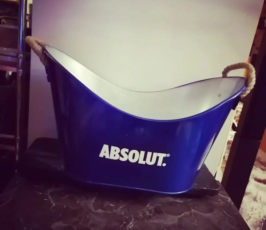 Absolut Vodka Dev Boy Buz İçecek Kovası 