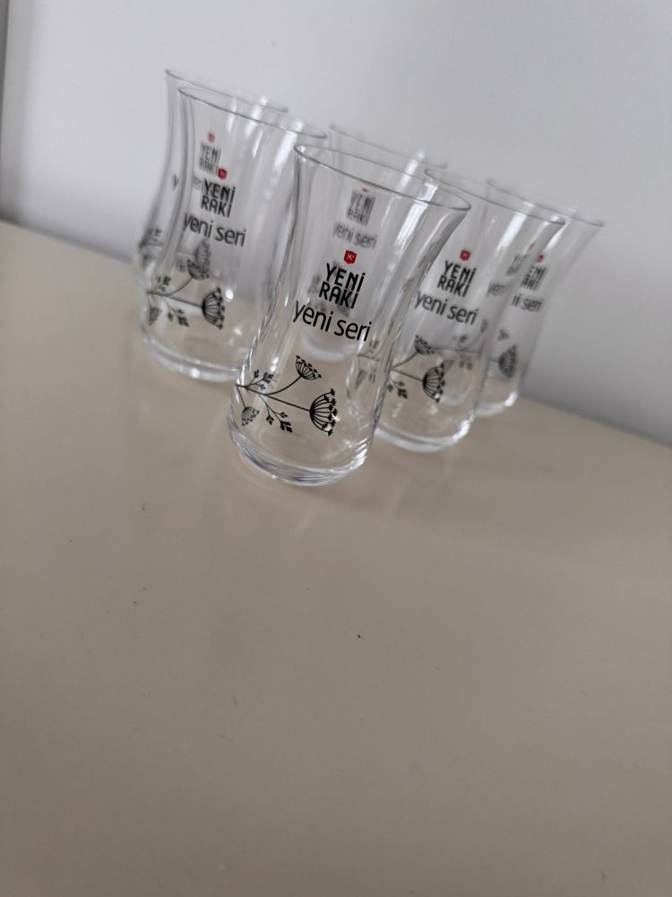 Yeni Rakı Yeni Seri Çay Bardağı 6 adet