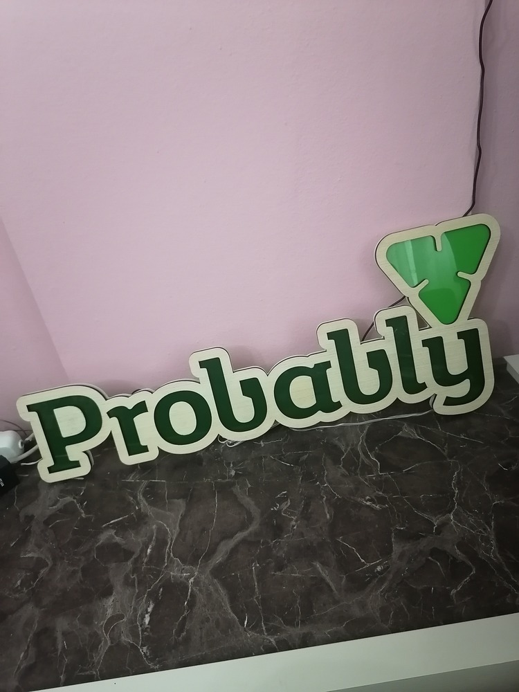 Carlsberg Probably Ahşap On Duvar Dekoru 