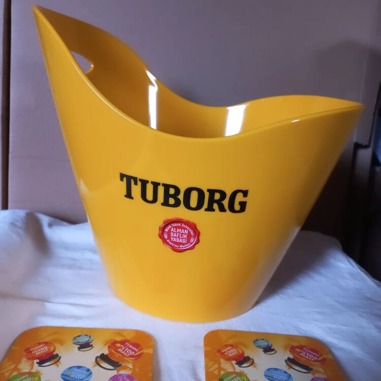 Tuborg Sarı Indoor Outdoor Parti Kovası.