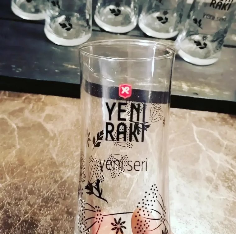 Yeni Rakı Yeni Seri Bardaklar 6 adet