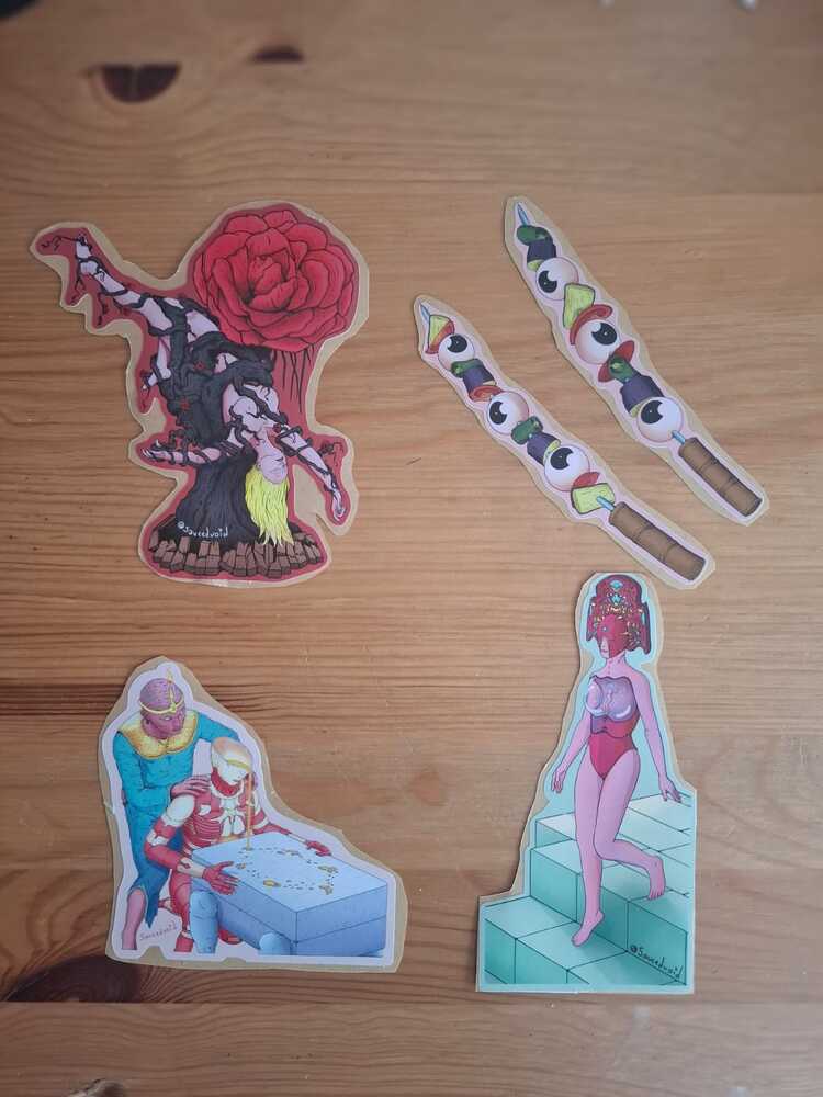 SAUCY STICKER PACK VOL 2