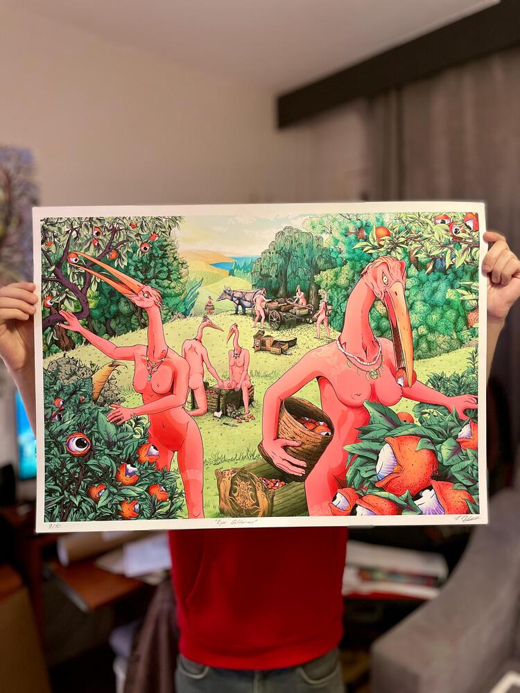 "EYE GHATHERERS" 50x70