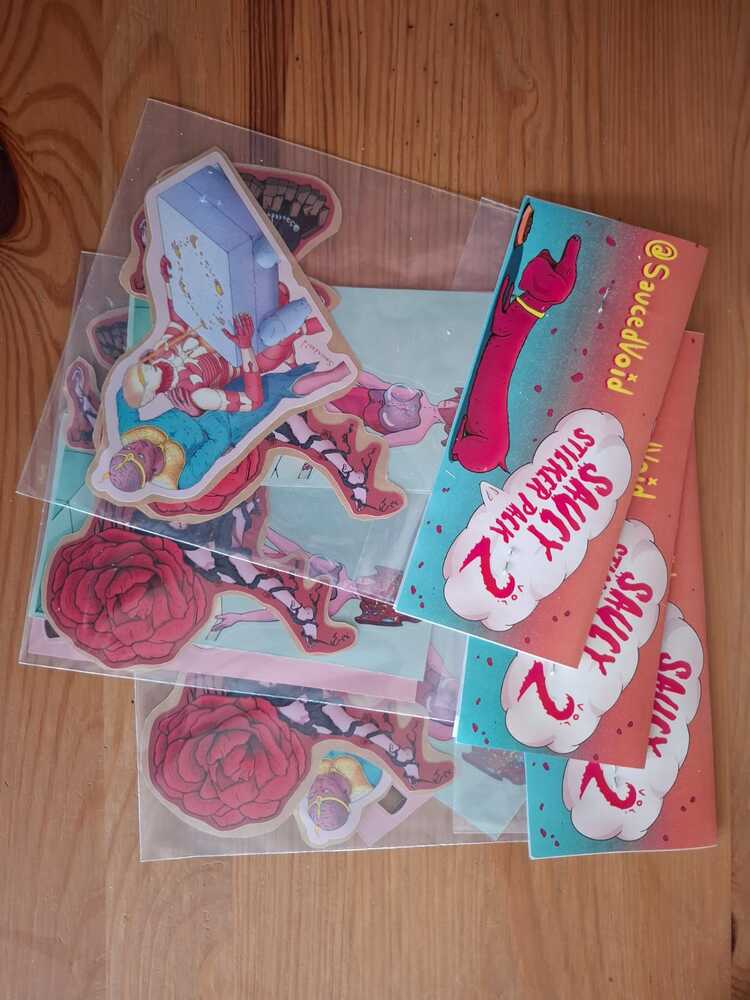 SAUCY STICKER PACK VOL 2