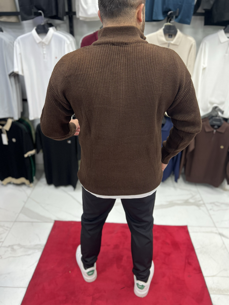 YARIM FERMUARLI TRİKO 