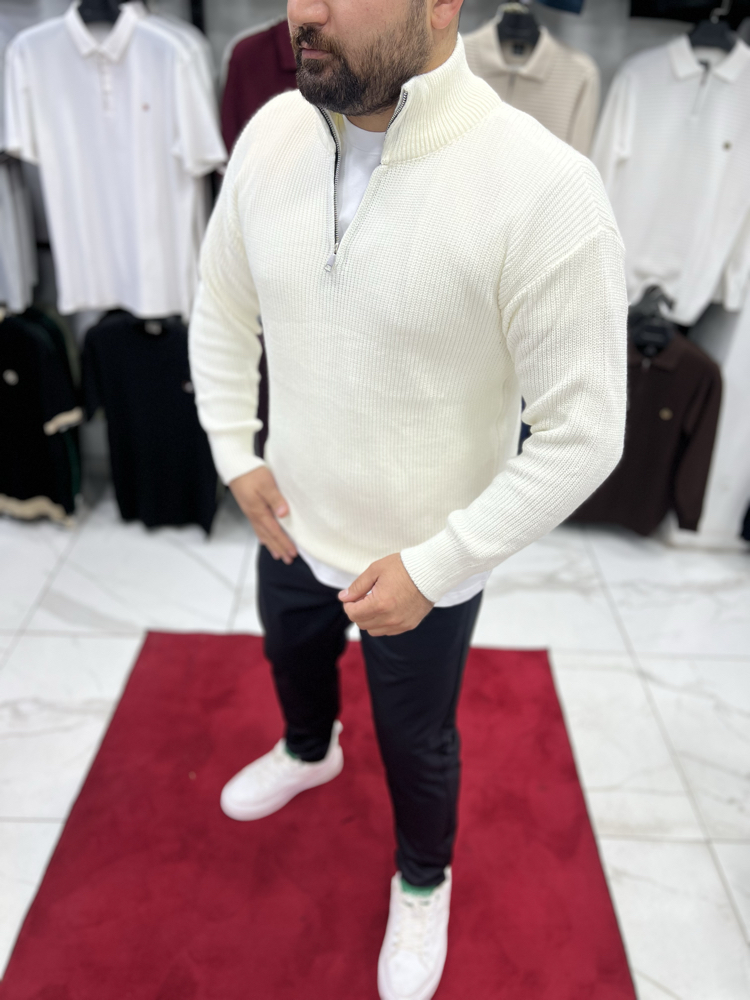 YARIM FERMUARLI TRİKO