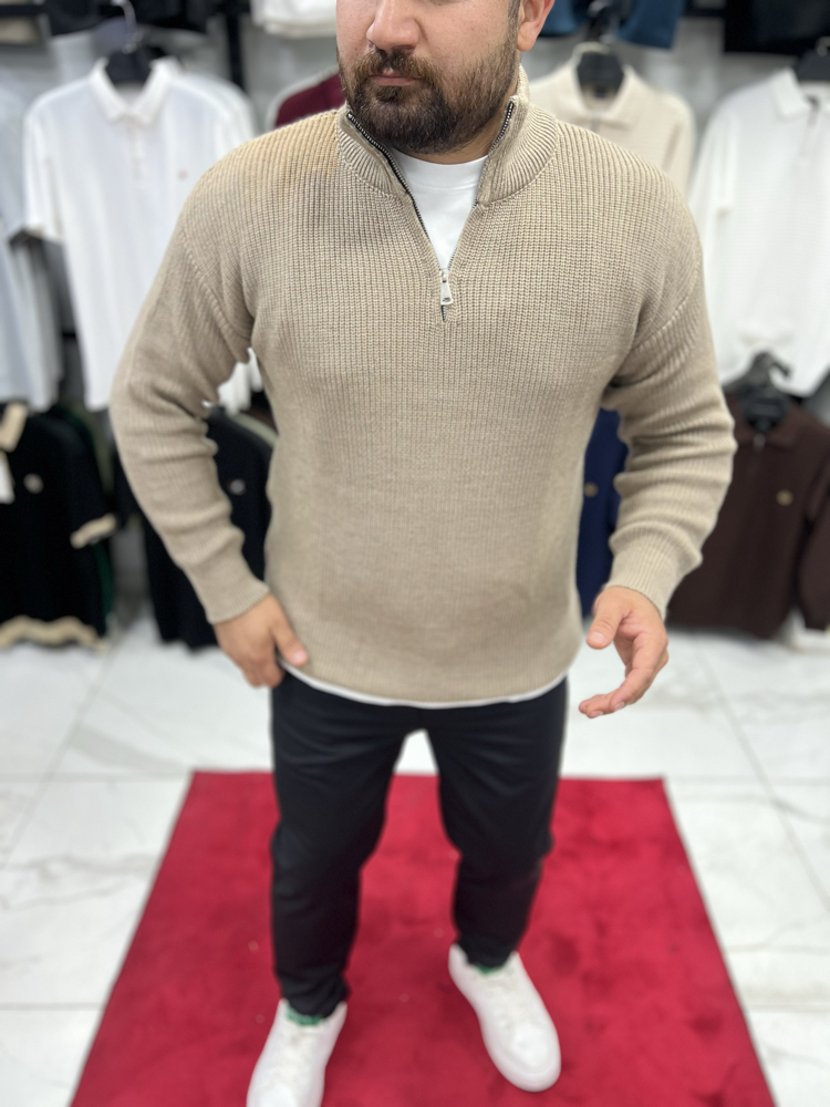 YARIM FERMUARLI TRİKO