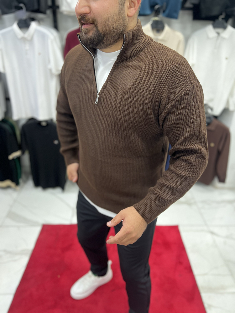YARIM FERMUARLI TRİKO 