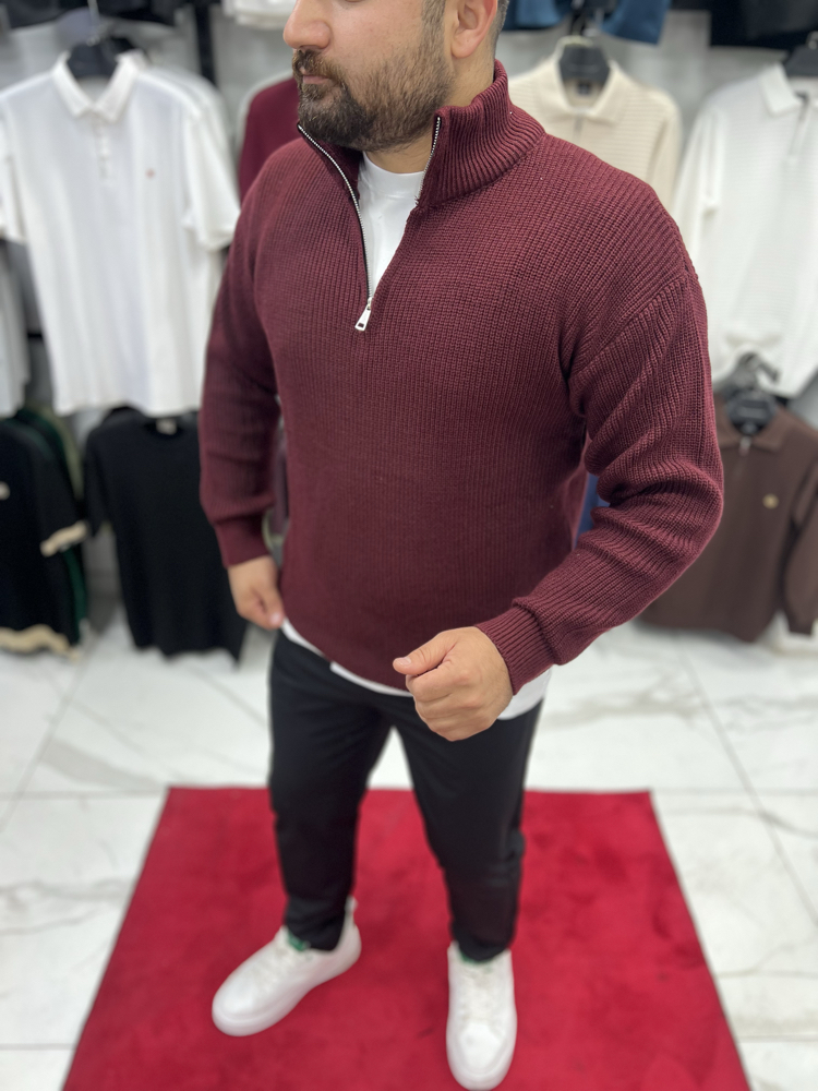 YARIM FERMUARLI TRİKO
