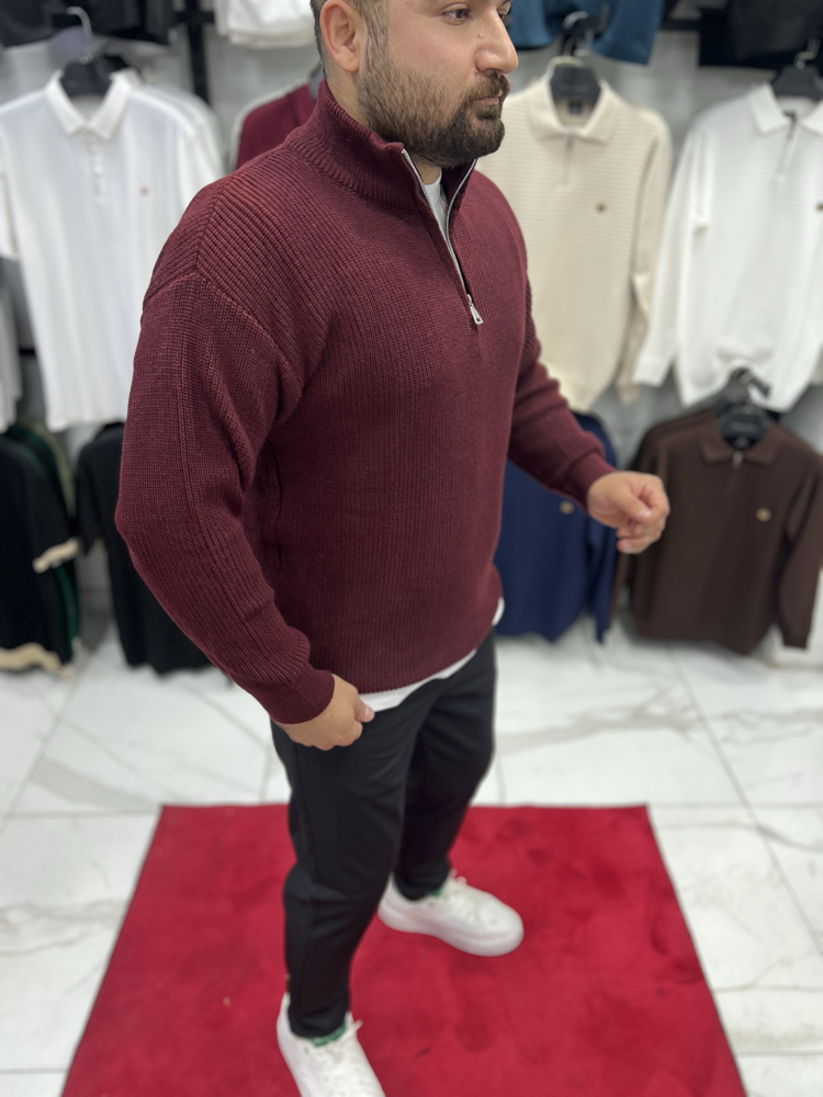 YARIM FERMUARLI TRİKO