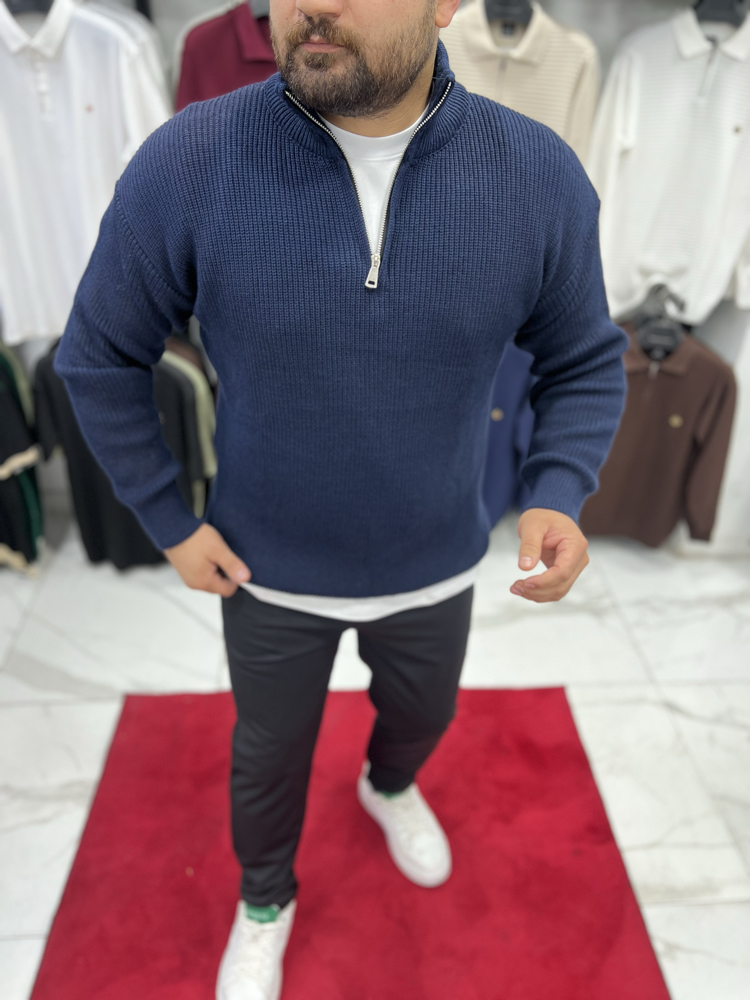 YARIM FERMUARLI TRİKO