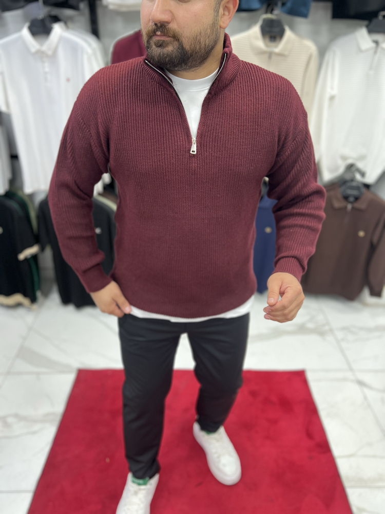 YARIM FERMUARLI TRİKO