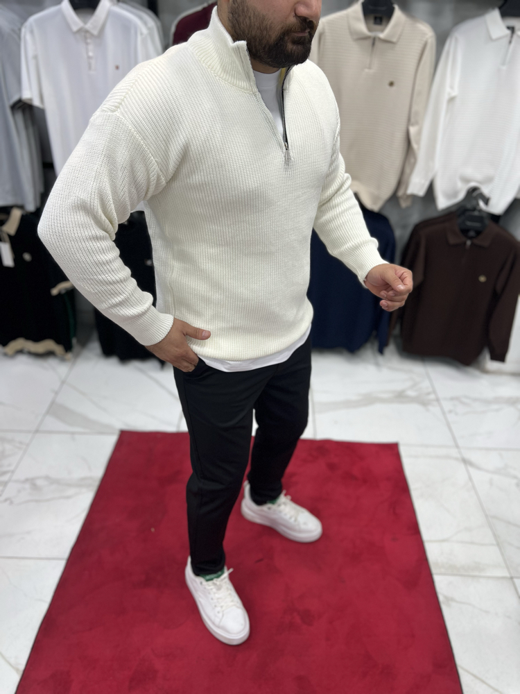 YARIM FERMUARLI TRİKO