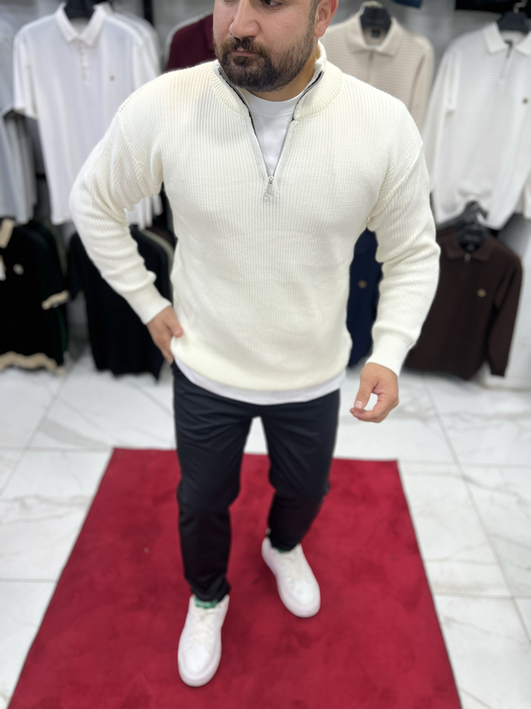 YARIM FERMUARLI TRİKO