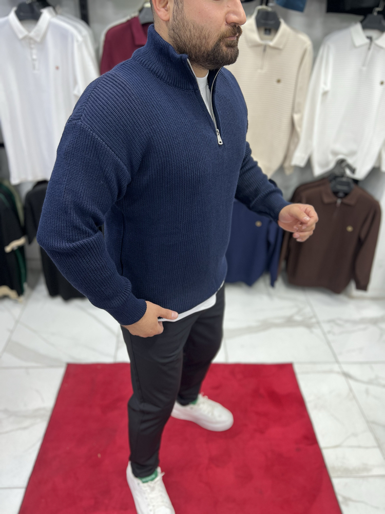 YARIM FERMUARLI TRİKO