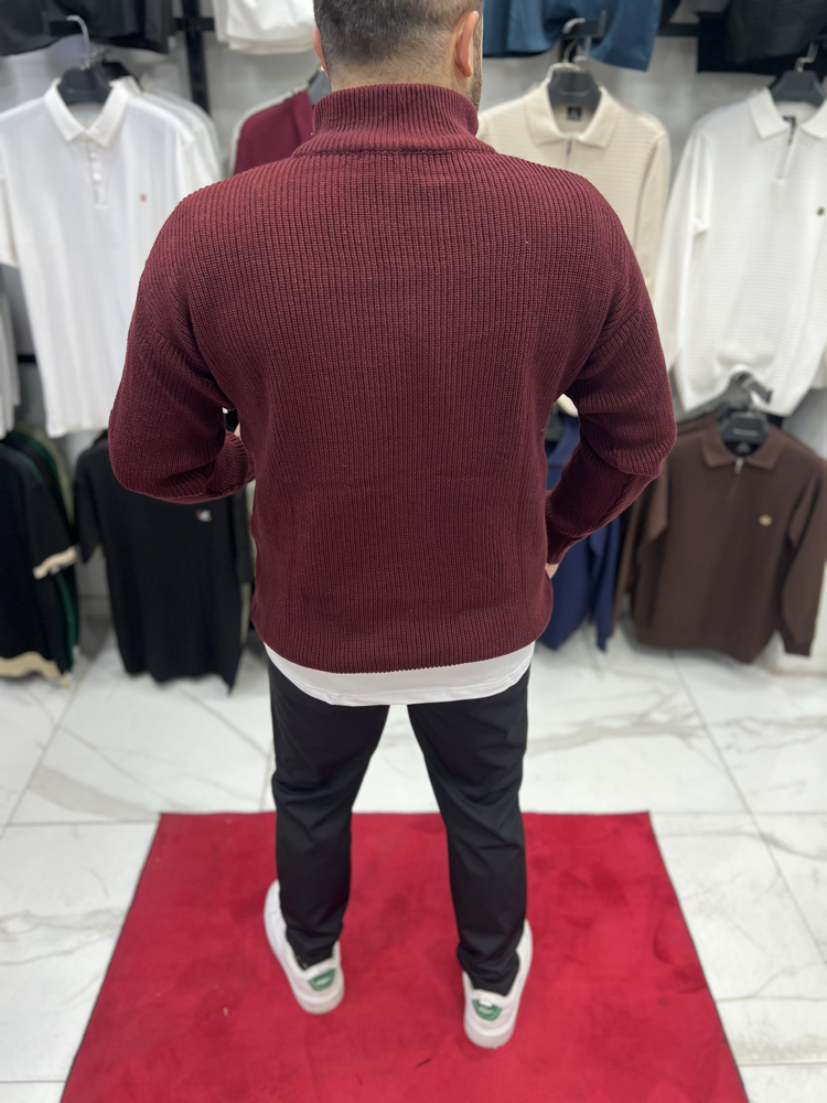 YARIM FERMUARLI TRİKO