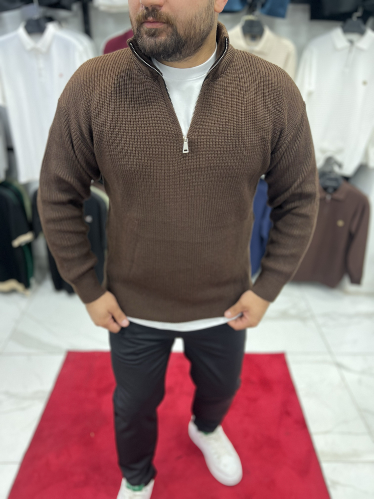 YARIM FERMUARLI TRİKO 