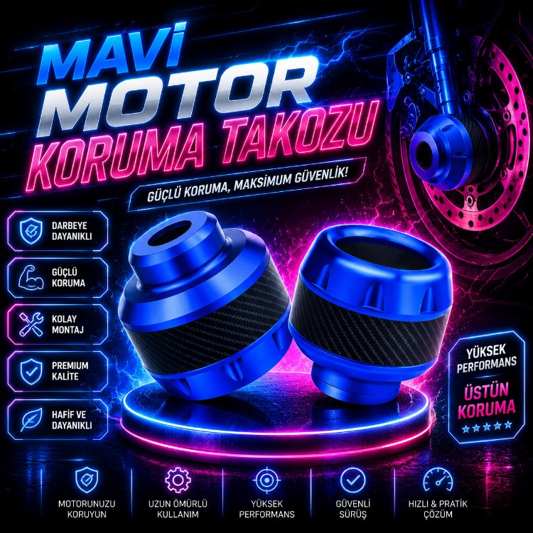 2 Çift Motor Koruma Takozu (4 Adet)