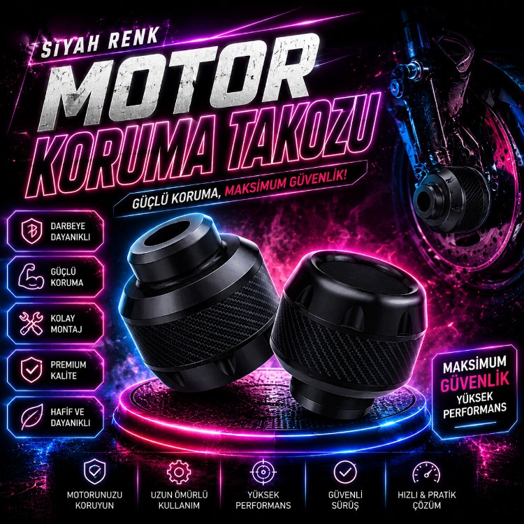 2 Çift Motor Koruma Takozu (4 Adet)